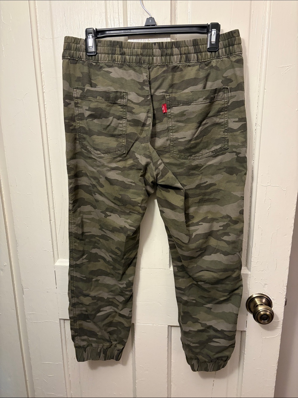 Camo Levi Jogger Pants - Olive Green - Picture 3 of 3